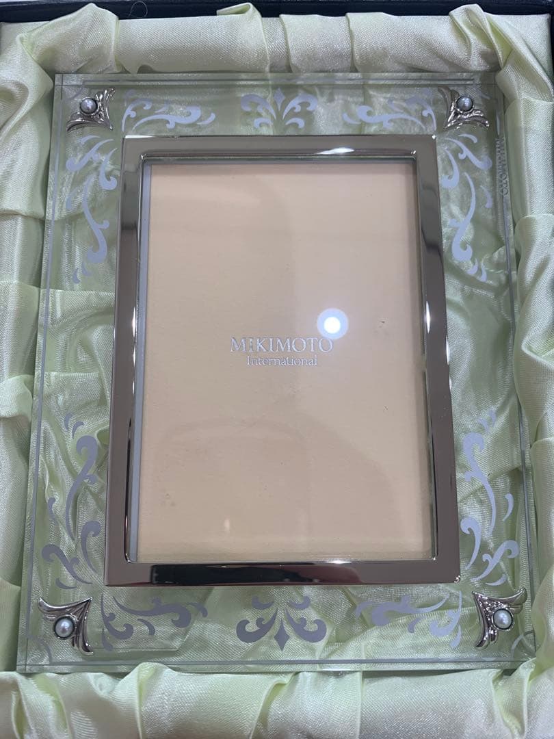 MIKIMOTO ミキモト 小物セットフォトフレーム ボールペンペンセット箱付き