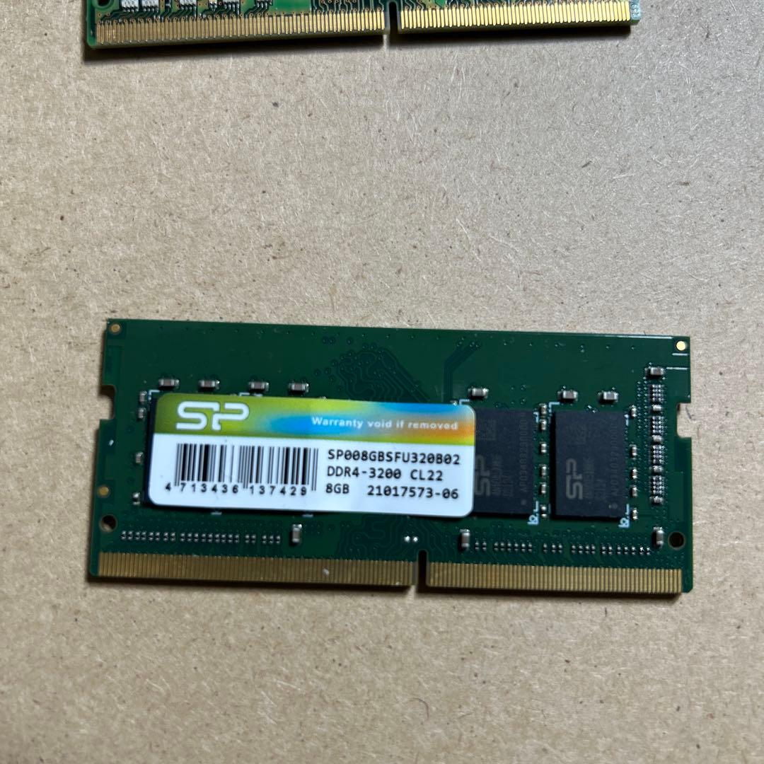 ノートパソコン用DDR4メモリー 16GB 8GB×2枚セット