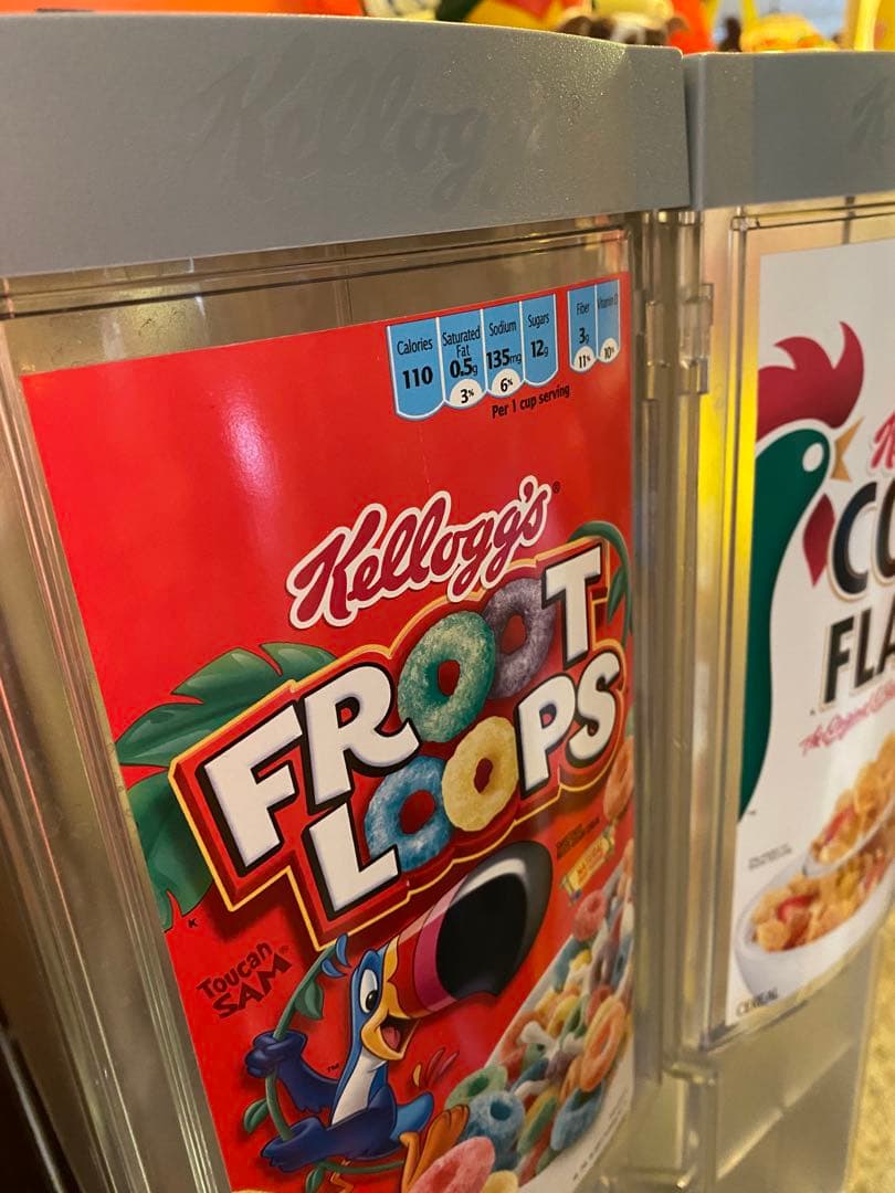 激レア　ケロッグ　シリアルディスペンサー　特大　ホテル 店舗　アメト