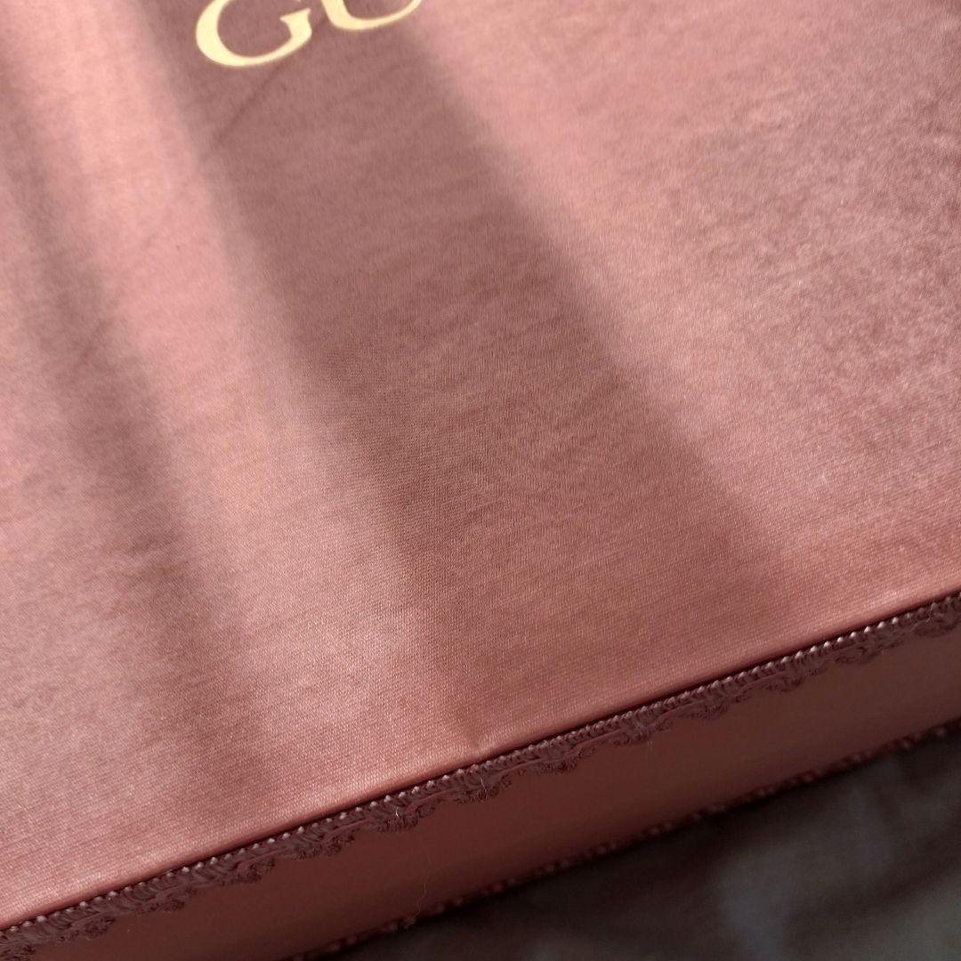 【希少】GUCCI アンティークピンク布張ボックス①　インテリアに