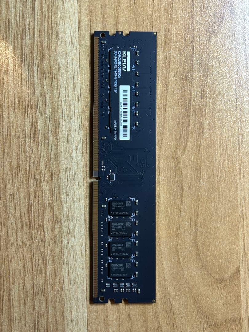 DDR4-2666 16GB 1枚　KLEVV製　完動品