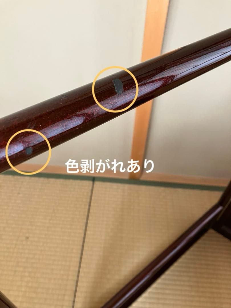 【送料込】折りたたみ式衣紋掛け　漆塗り 着物和服