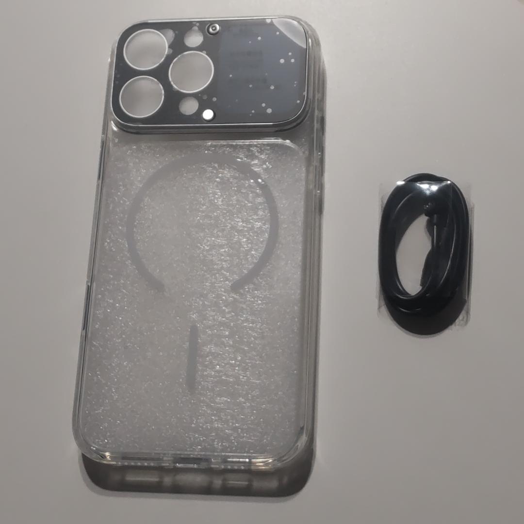 最新iPhone16ProMax 専用液晶付きケース クリアー 動画画像表示可能