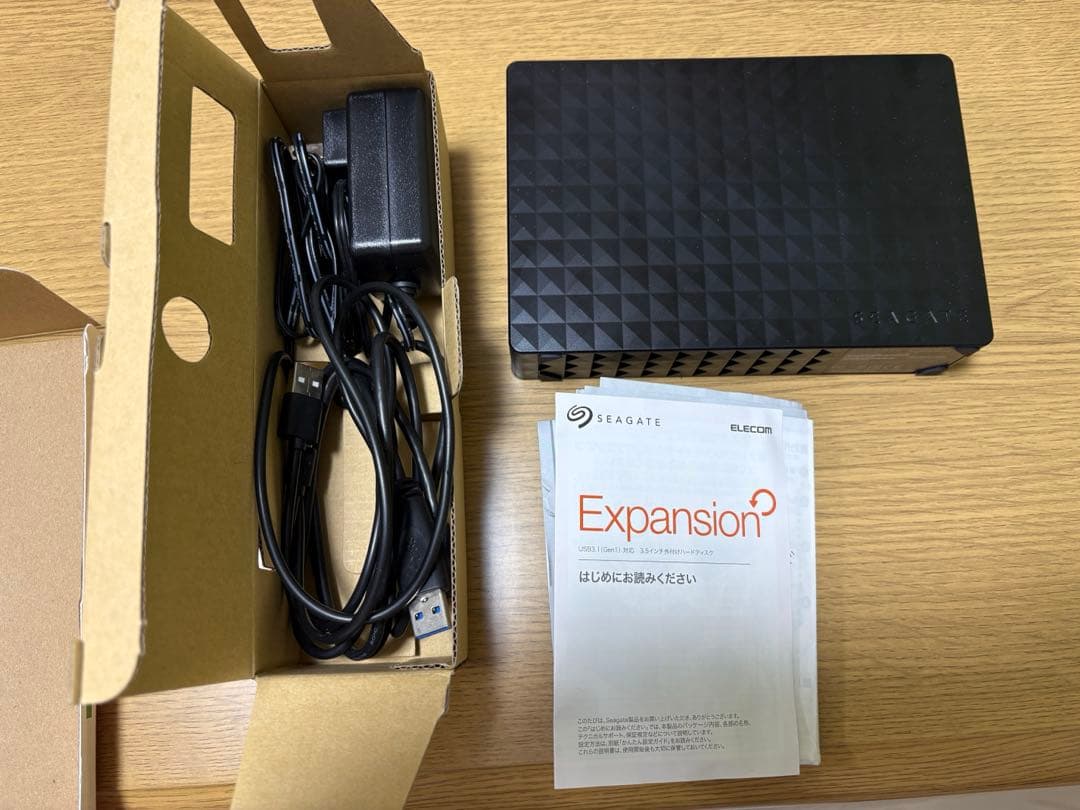 ELECOM外付けハードディスクSeagate SGD-MX020UBK 2TB