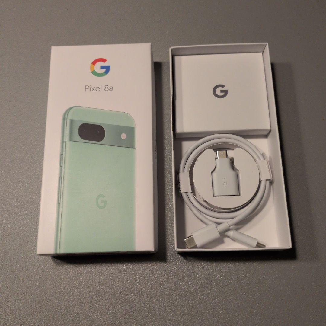 美品 バッテリー100｜Google Pixel 8a ケース、フィルム付