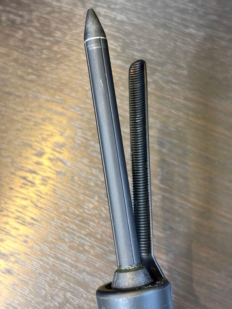 超美品　LENZ Ｒ-8元巻きレンツ丸アイロン8㎜　理容アイロン