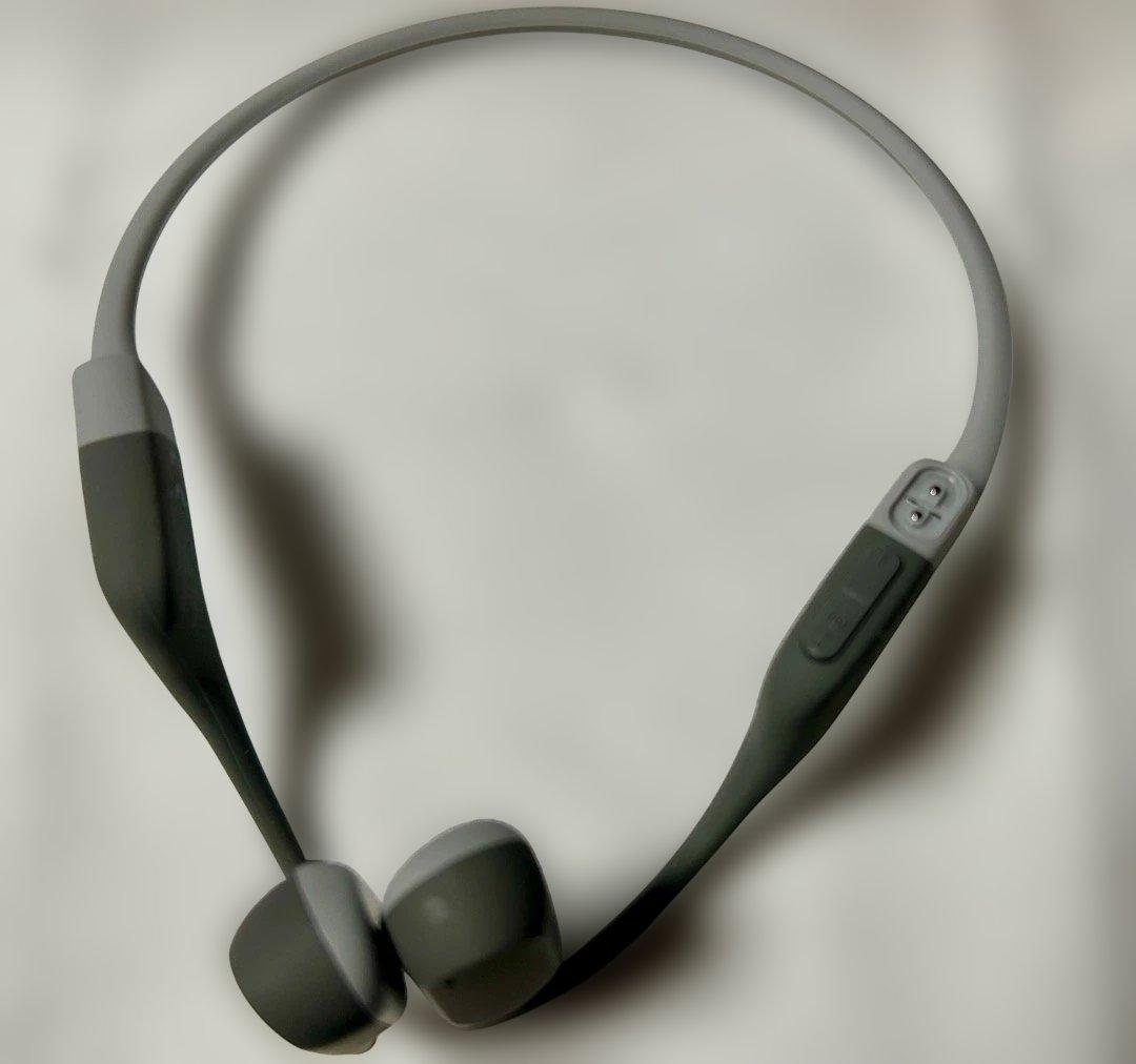 SHOKZ 骨伝導イヤホン グレー ネックバンド式（標準サイズ）