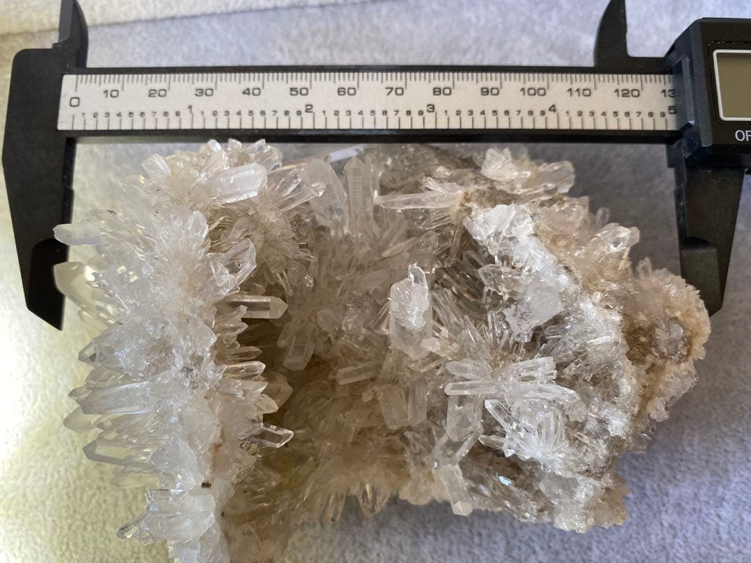T1013-3特価★広西産　結晶花水晶クラスター　天然石原石　菊花水晶