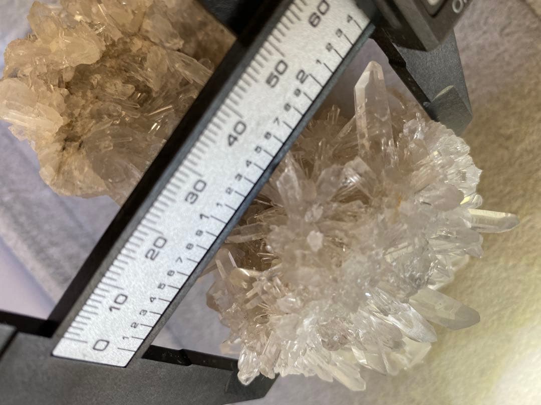 T1013-3特価★広西産　結晶花水晶クラスター　天然石原石　菊花水晶
