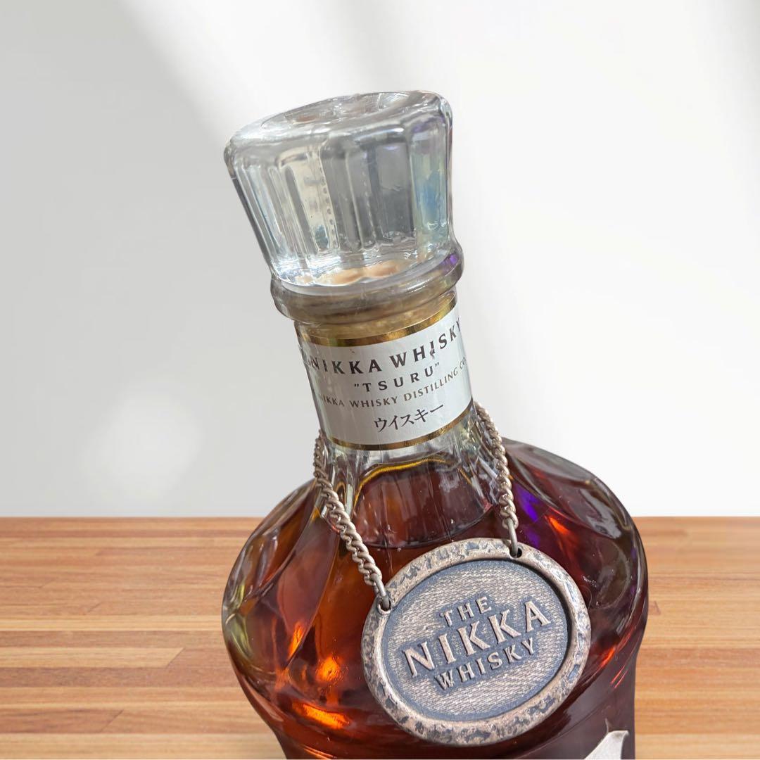 希少 未開封 NIKKA ウイスキー TSURU 鶴 鶴デザイン 旧ボトル