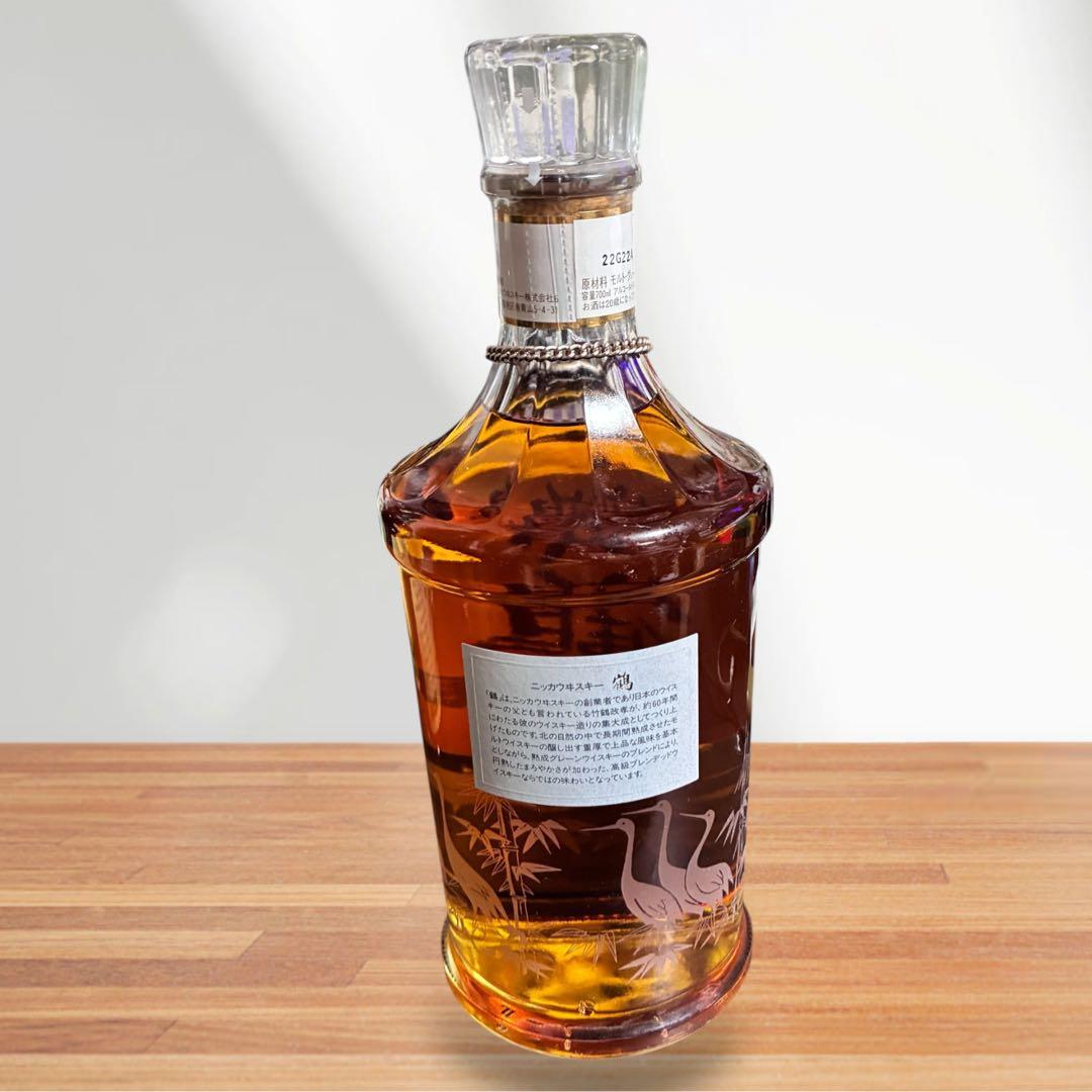 希少 未開封 NIKKA ウイスキー TSURU 鶴 鶴デザイン 旧ボトル