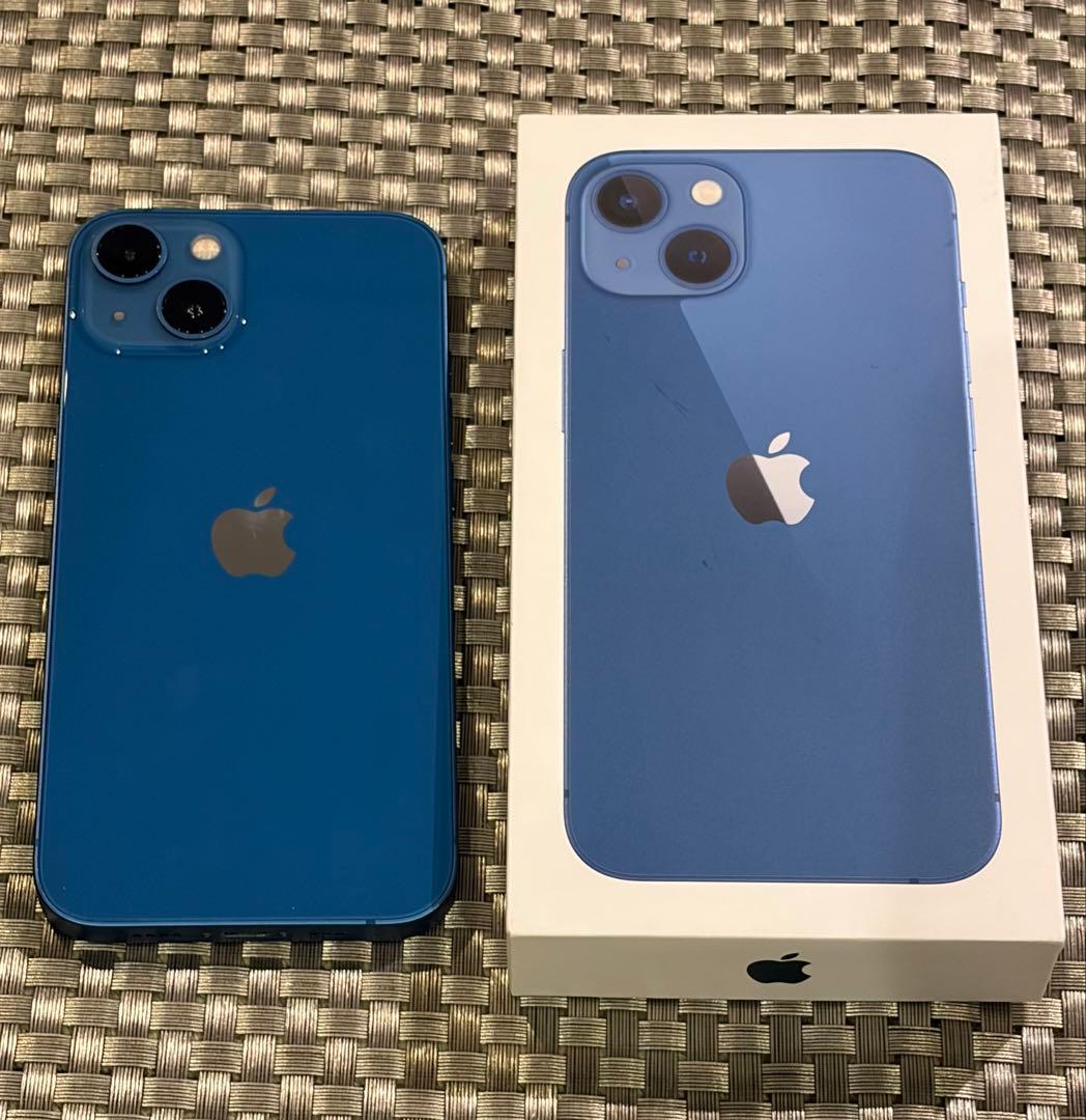 Apple iPhone 13 ブルー 128GB中古 美品