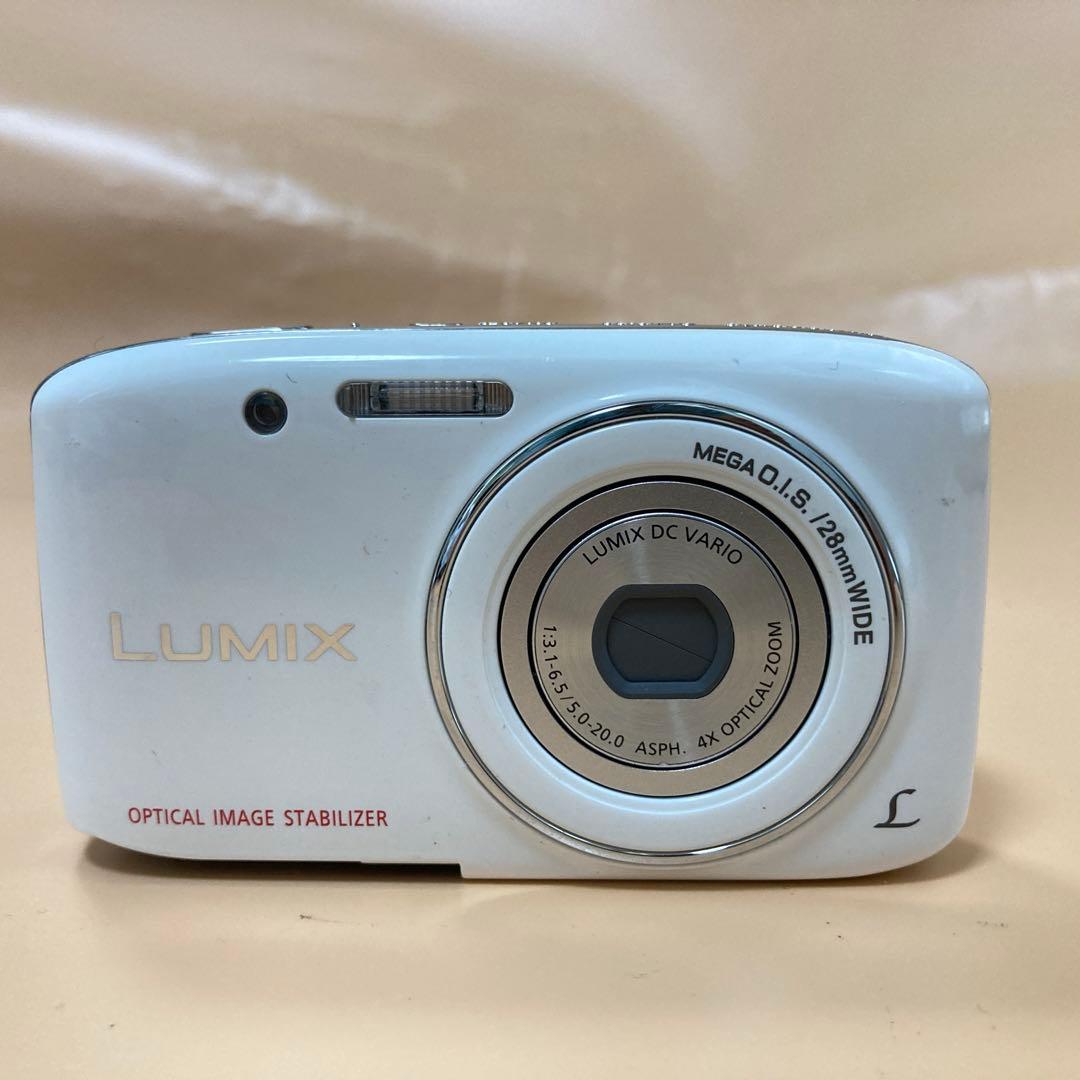 ◻︎SDカード付き パナソニックLUMIX DMC-S2 ホワイト色　デジカメ