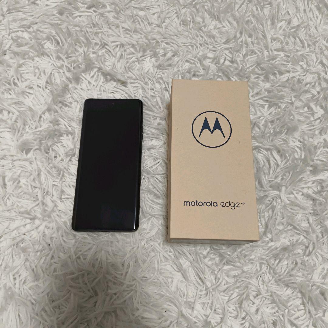 Motorola edge40 スマートフォン ブラック