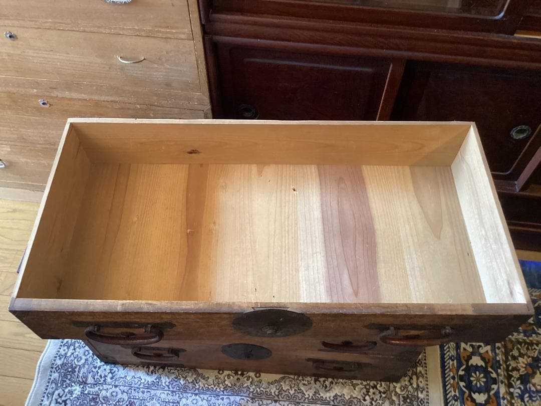 時代箪笥 アンティーク 和箪笥 丸金具 桐箪笥 古家具 骨董
