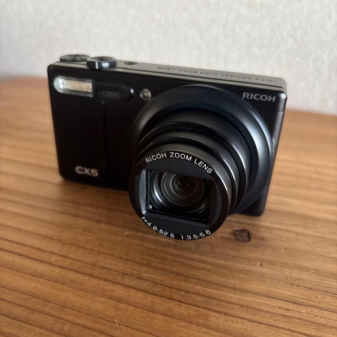 RICOH CX5 コンパクトデジタルカメラ ブラック【動作確認済み】