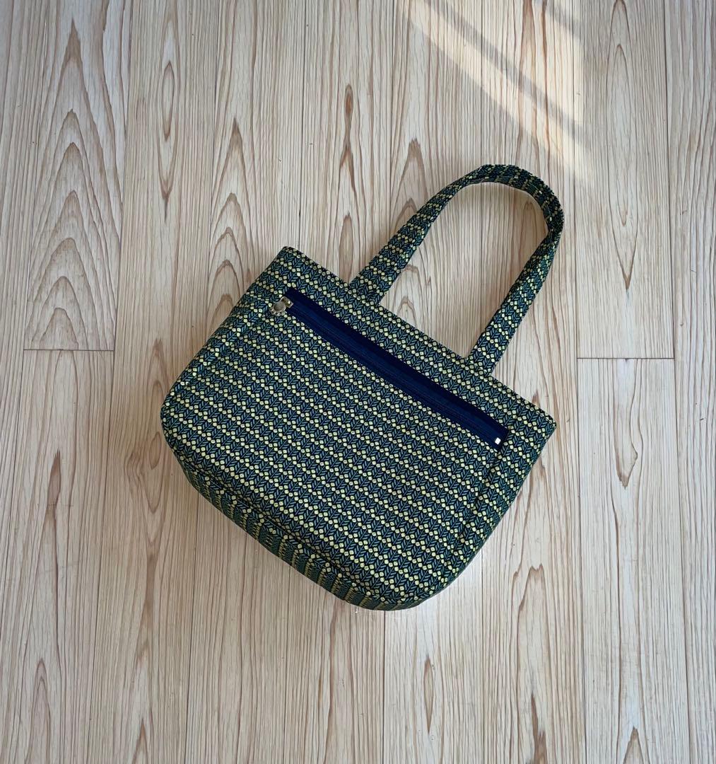イルカ ハンドメイド 3way ワイヤーバッグ ラウンドトートバッグ