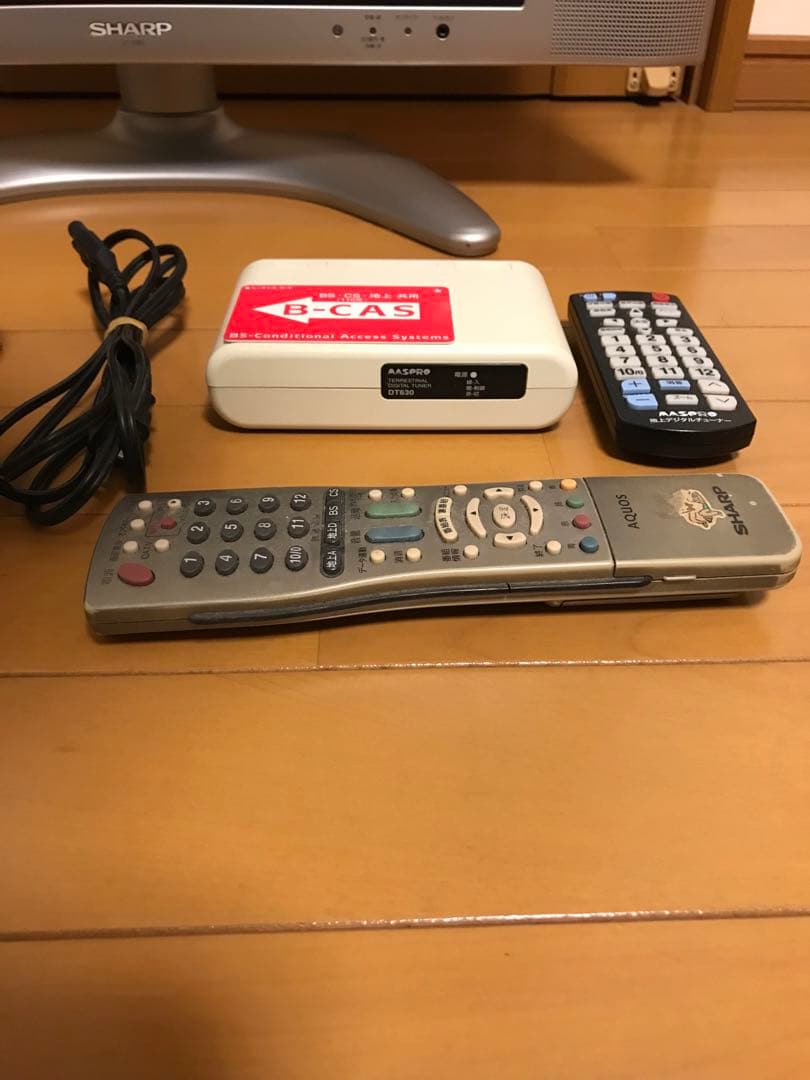 シャープ液晶アナログテレビ