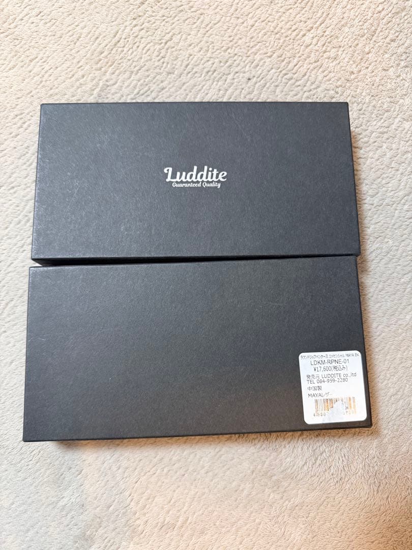 Luddit ラダイト ラウンドジップペンケース MAYA BK(黒)