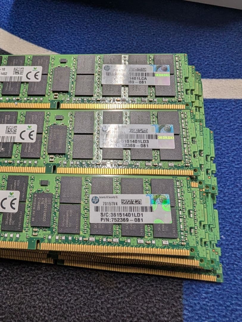 SK hynix 16GB DDR4 2133MHz メモリー 16G×4枚