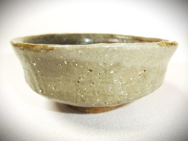 萬古焼 名工 笹岡春山 作 手捻茶碗 一対 茶道具 茶茶碗 共箱