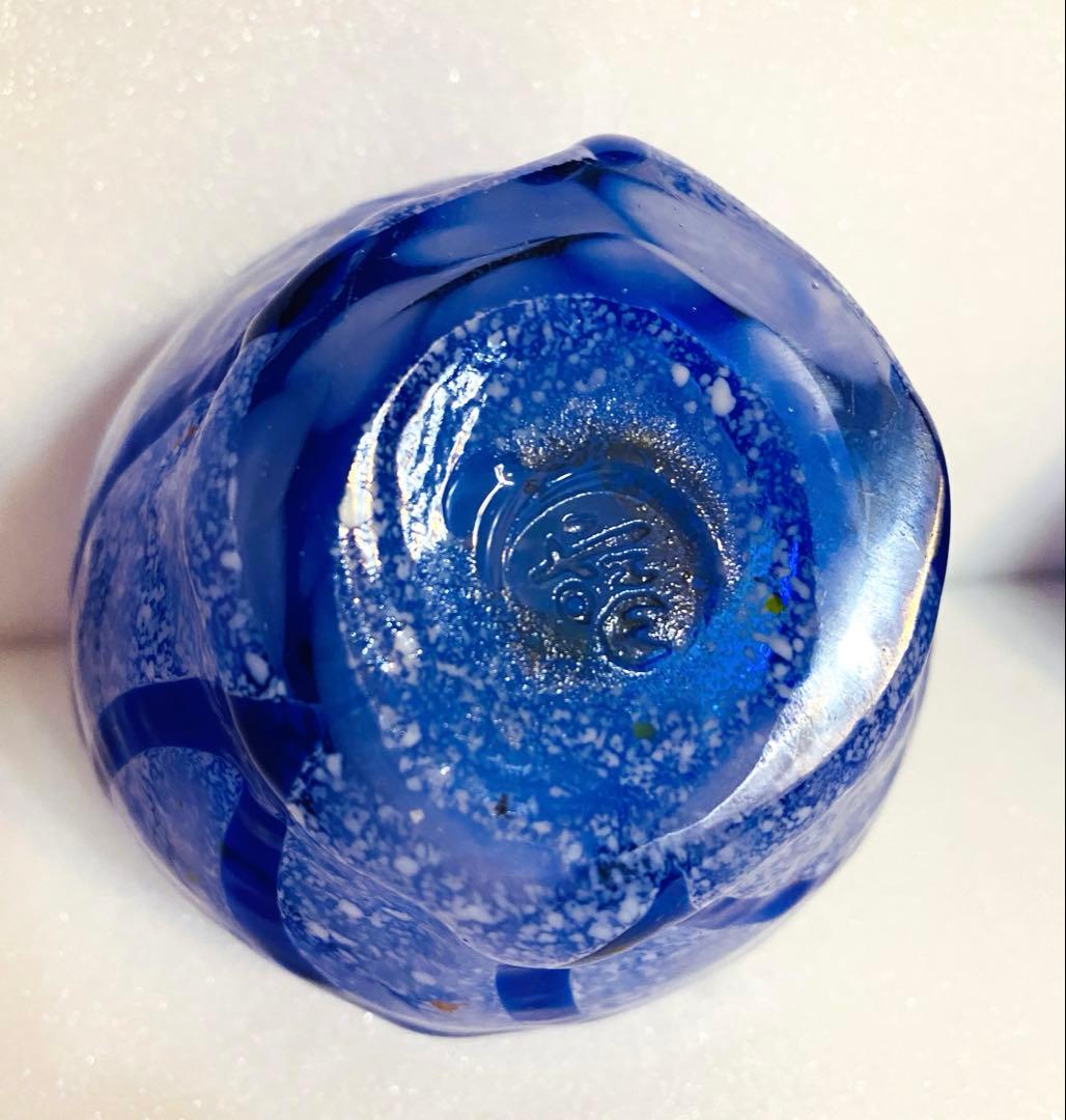 琉球ガラス　Glass Studio 尋 屋我平尋　ぐい呑み小鉢2点セット