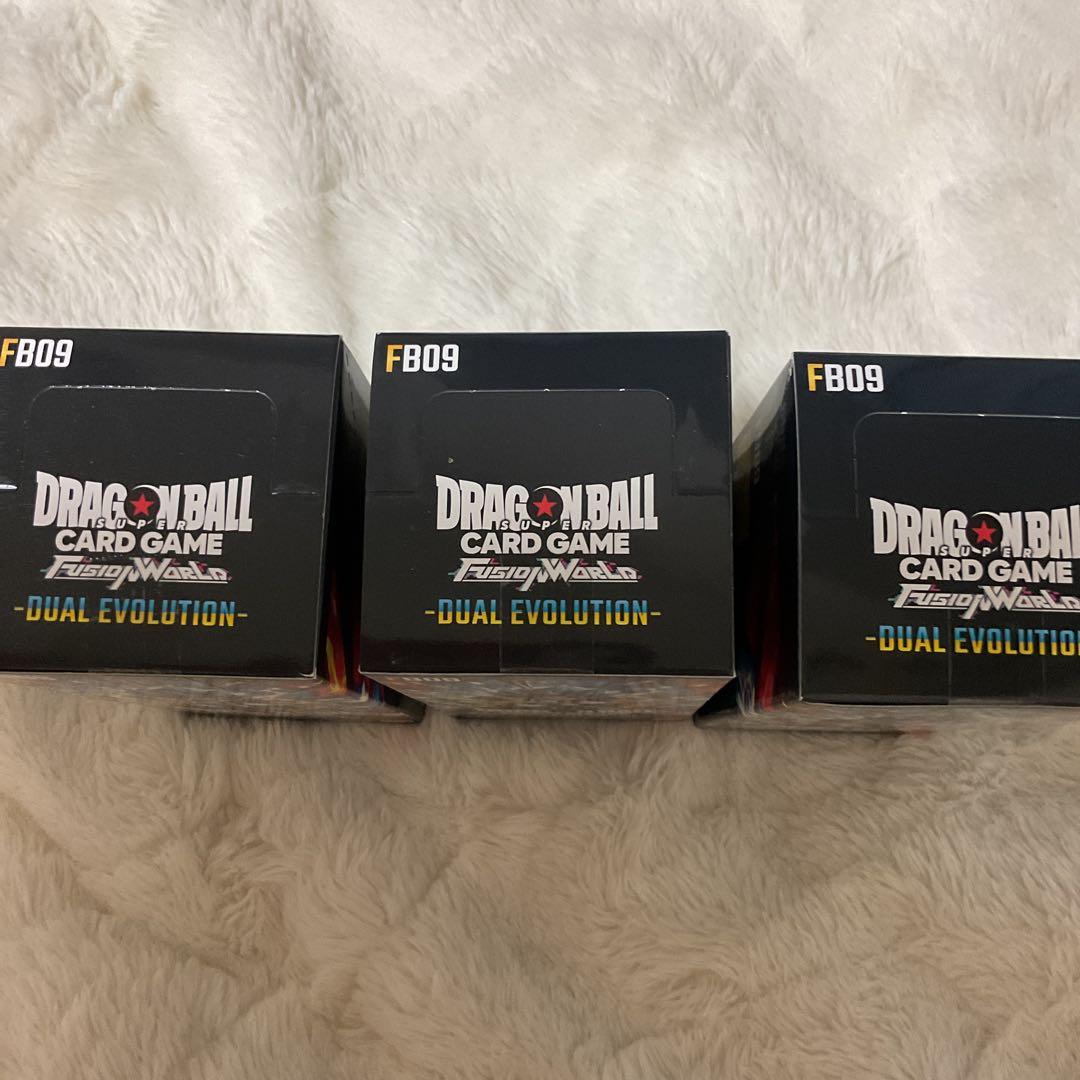 3箱【新品未開封テープ付き】ドラゴンボールカードフュージョンワールド