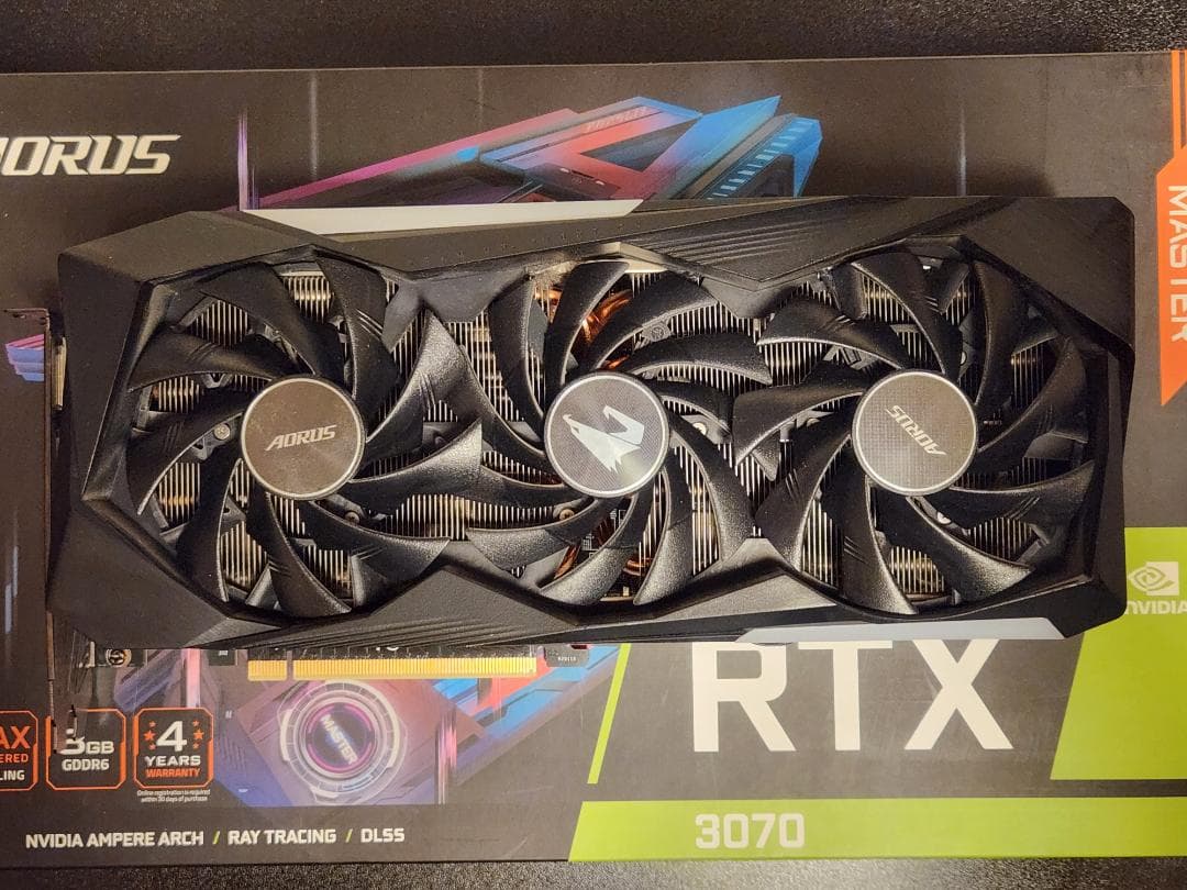 グラフィックボード・グラボ・ビデオカード AORUS GeForce RTX 3070 MASTER 8G