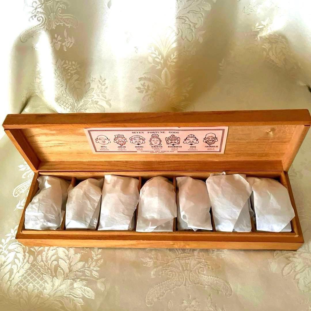 【レア】【未使用】七福神　置物 Toshikane