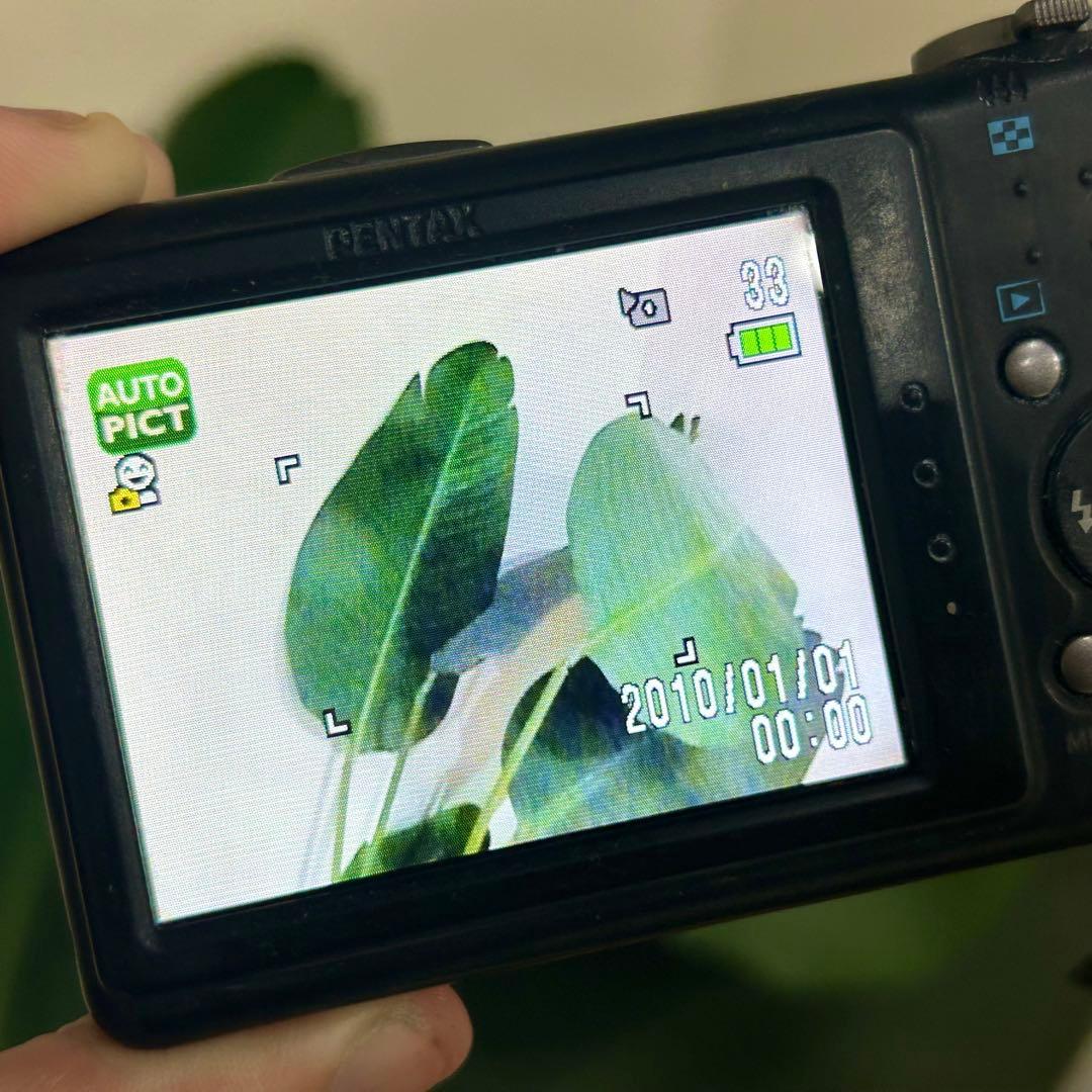 【可愛いコンデジ】PENTAX optio RZ10 ライムグリーン　動作確認済