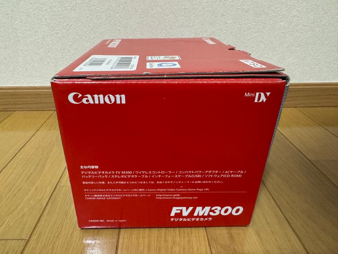 【通電確認済・動作未確認】Canon FV M300 デジタルビデオカメラ