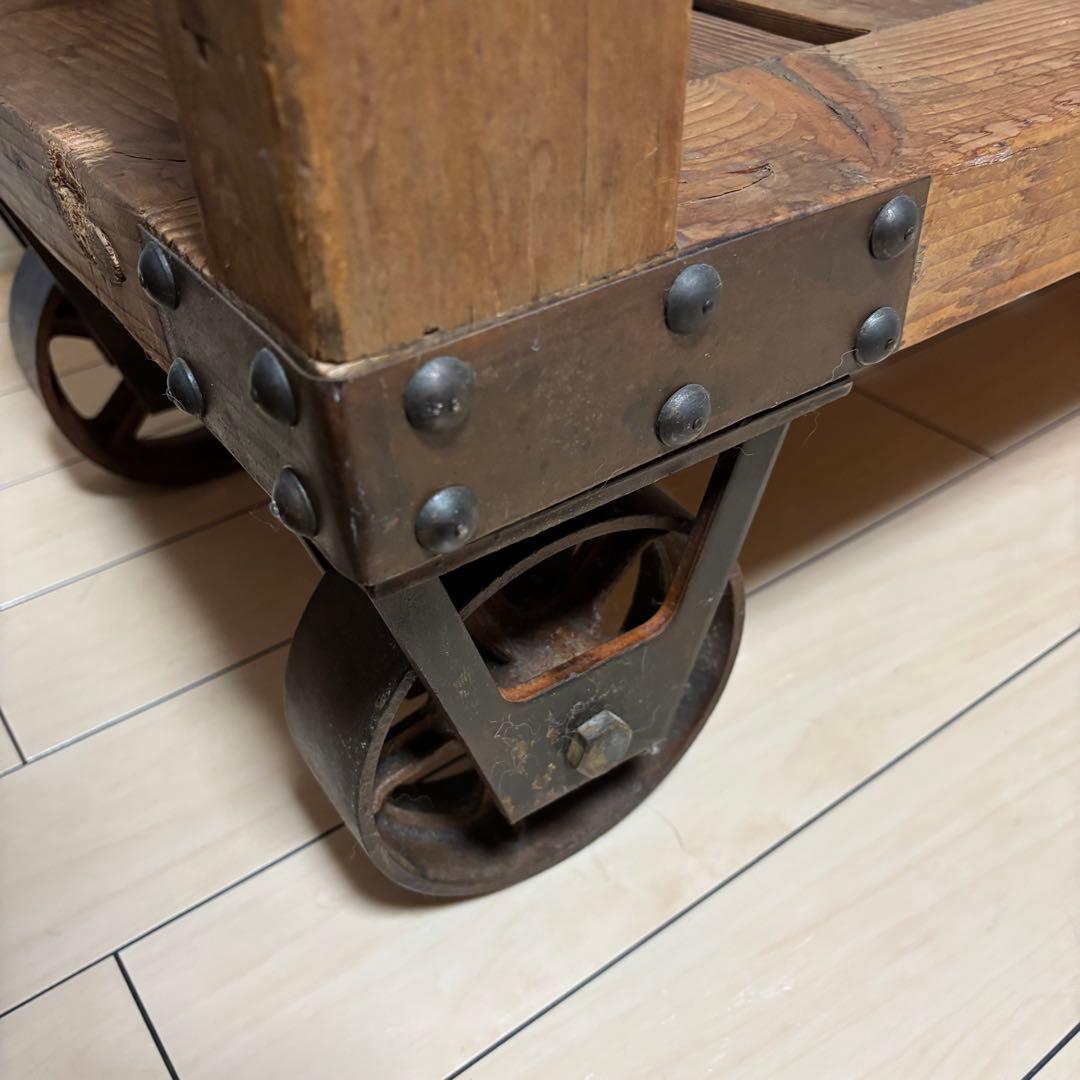 vintage インダストリアル　ファクトリー　作業台　送料込