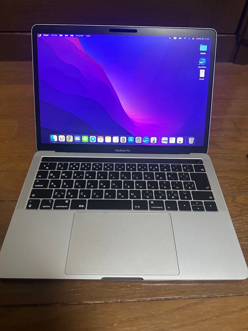 Mac book pro 13インチ 2018