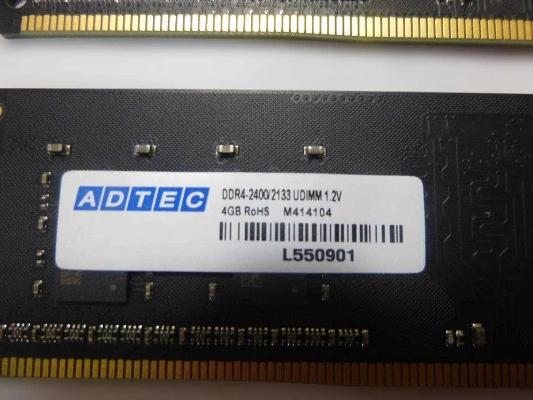 ADTEC・アドテックDDR4　デスクトップパソコン用メモリ 4GB 4枚セット