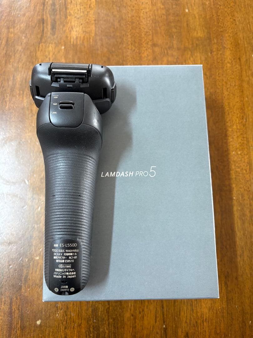 パナソニック ES-L550D ラムダッシュPRO シェーバー5枚刃　美品即発送