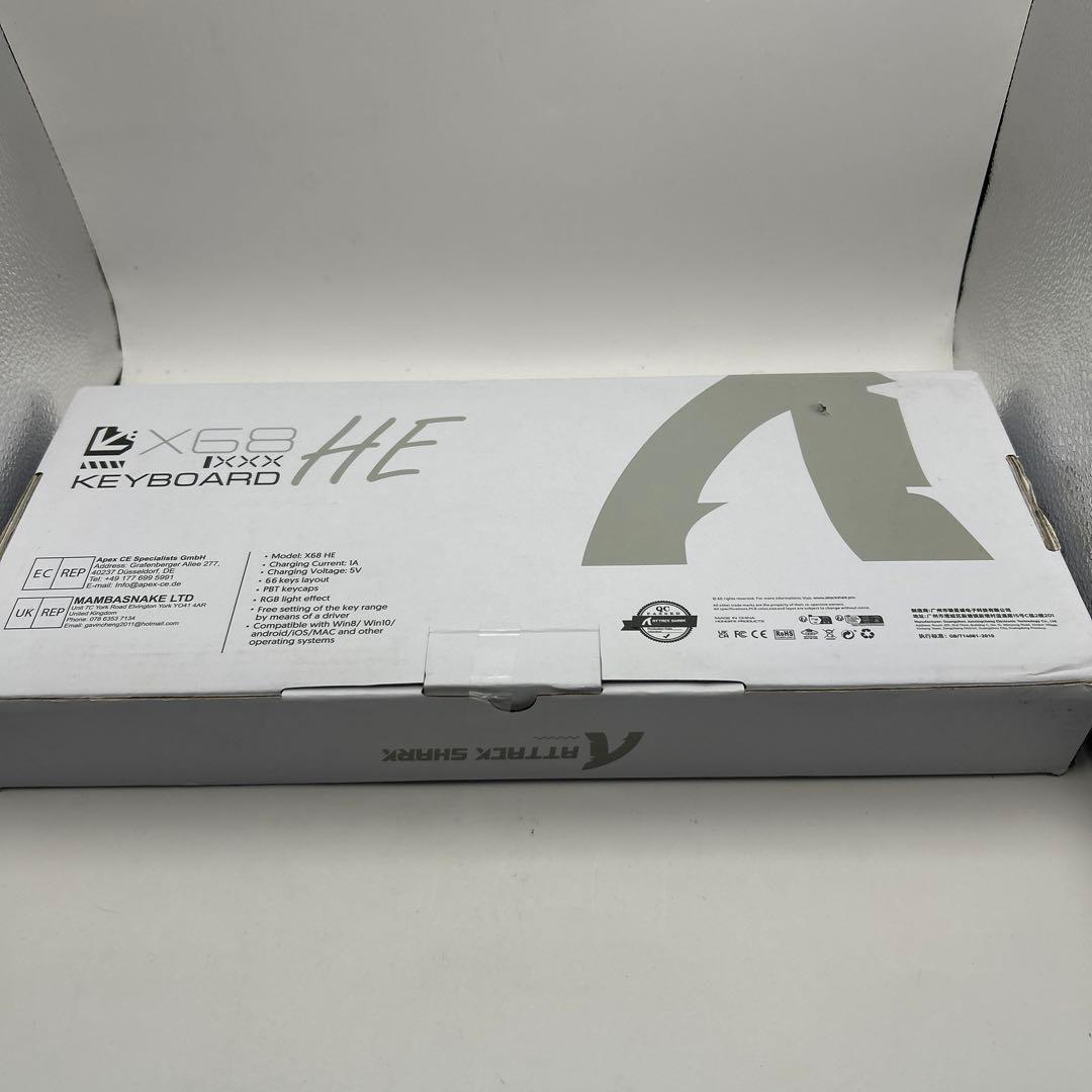 【未開封】ATTACK SHARK X68HE RGB ラピッドトリガー