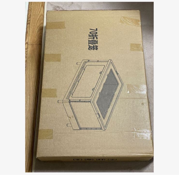 小動物飼育に最適 大型透明アクリルケージ 70×43.5×34cm 高視認性