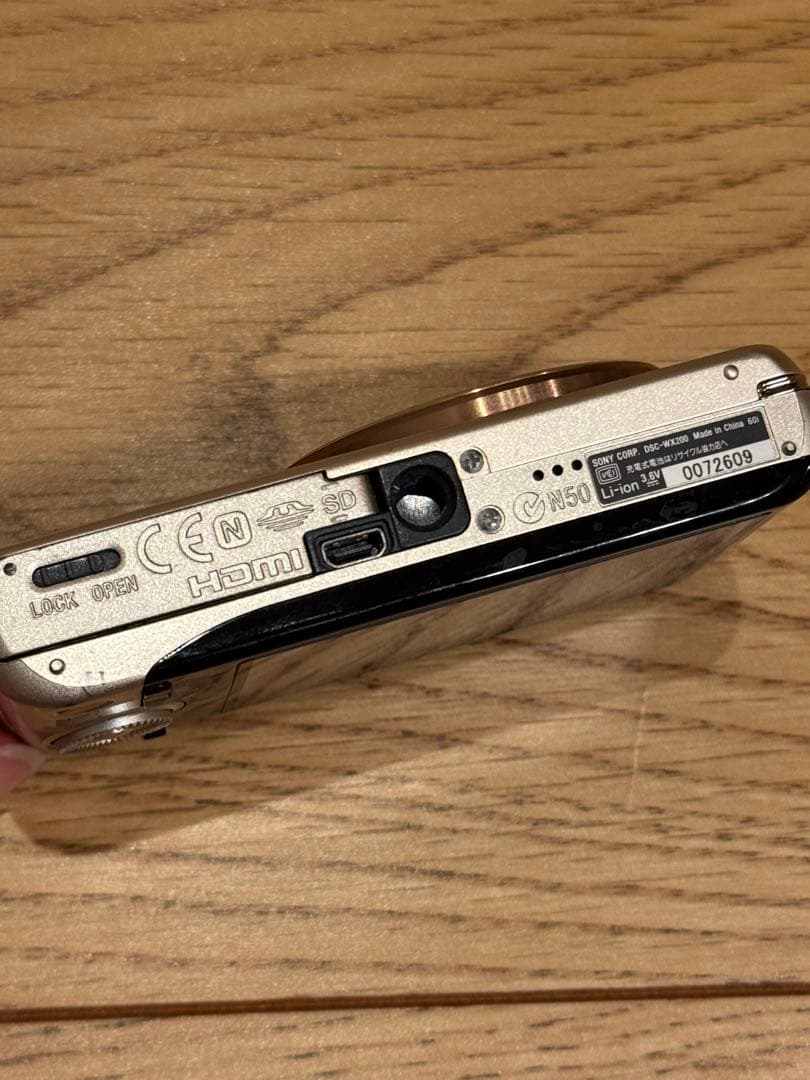 動作確認済♡Sonyサイバーショット DSC-WX200 デジタルカメラゴールド