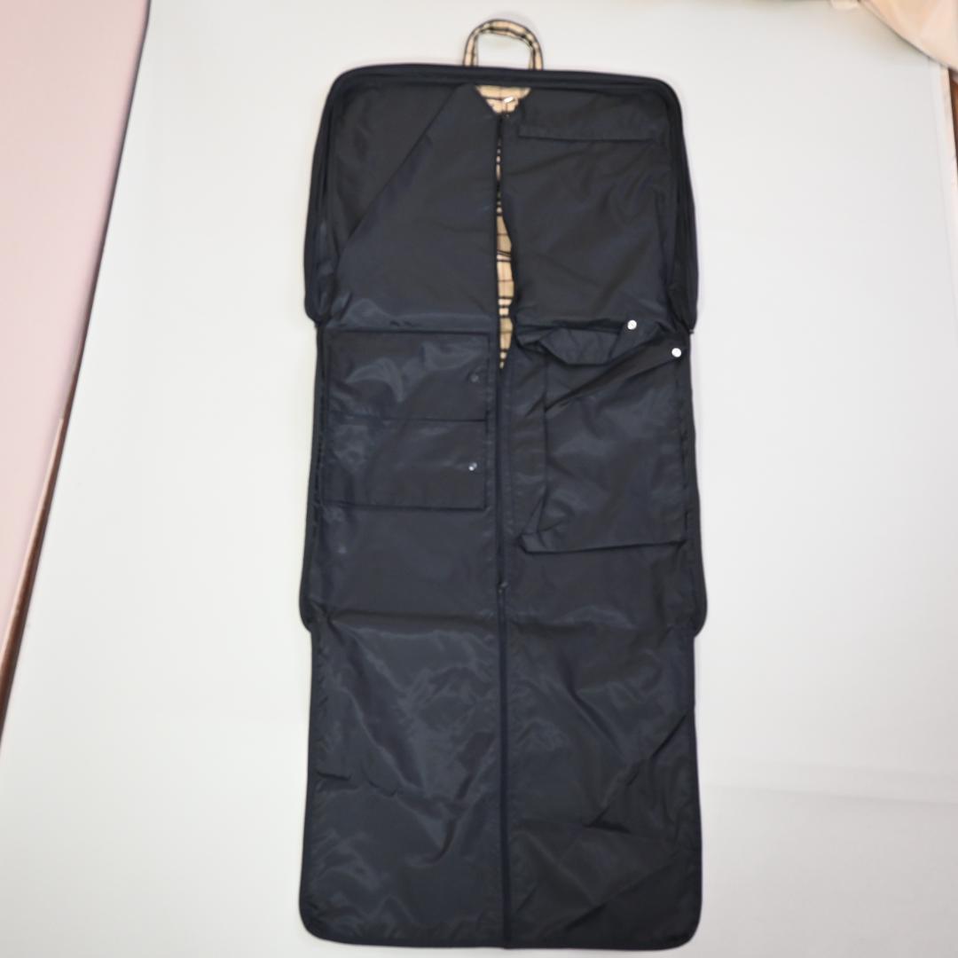 710!BURBERRY スーツキャリーバッグ ガーメントバッグ ハンガー付
