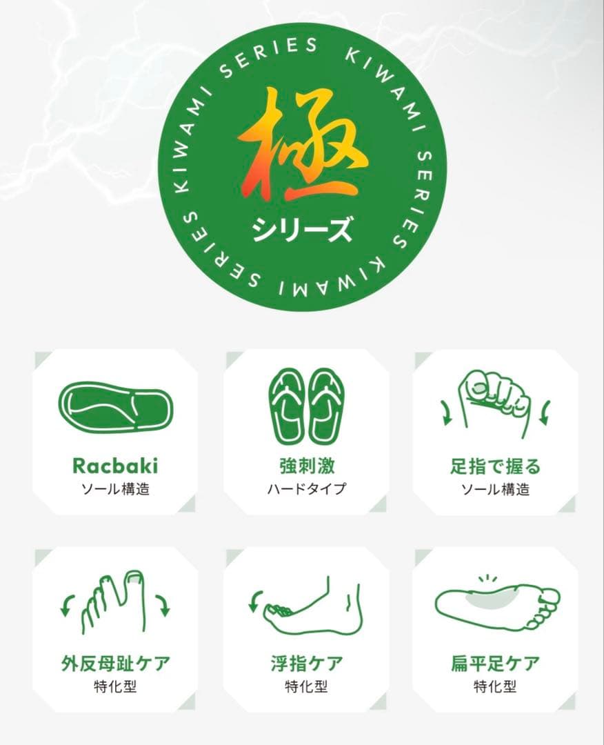 Rakubaki 極シリーズ Easy Sandal Anker