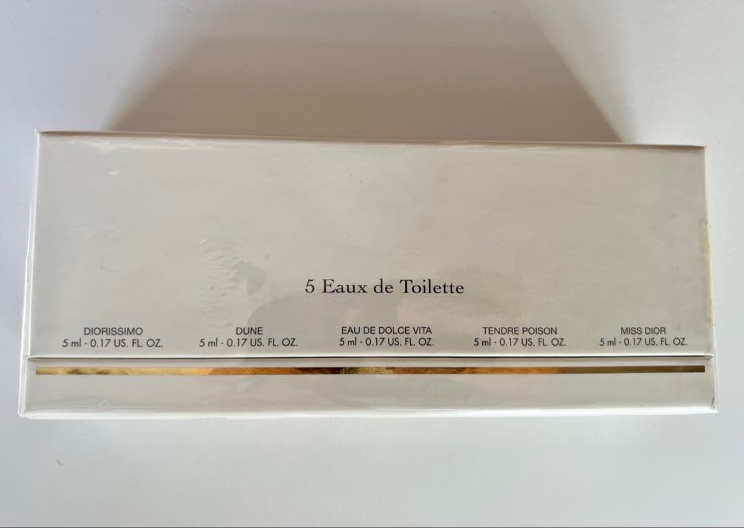新品廃盤Christian Dior ミニ香水5本セット 5ml オードトワレ