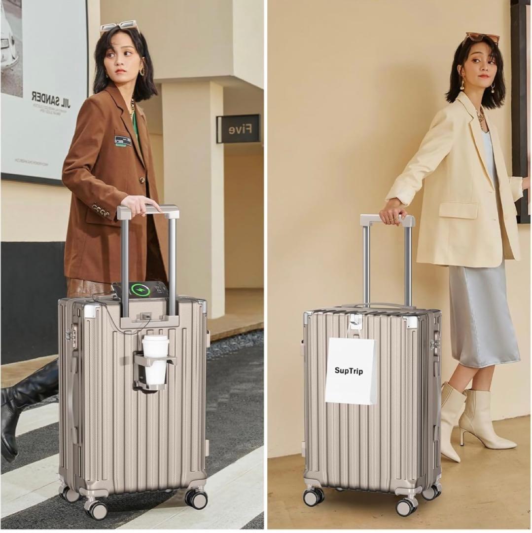❣️多機能❣️スーツケース 機内持ち込み 超軽量 耐衝撃 USBポート付き　40L