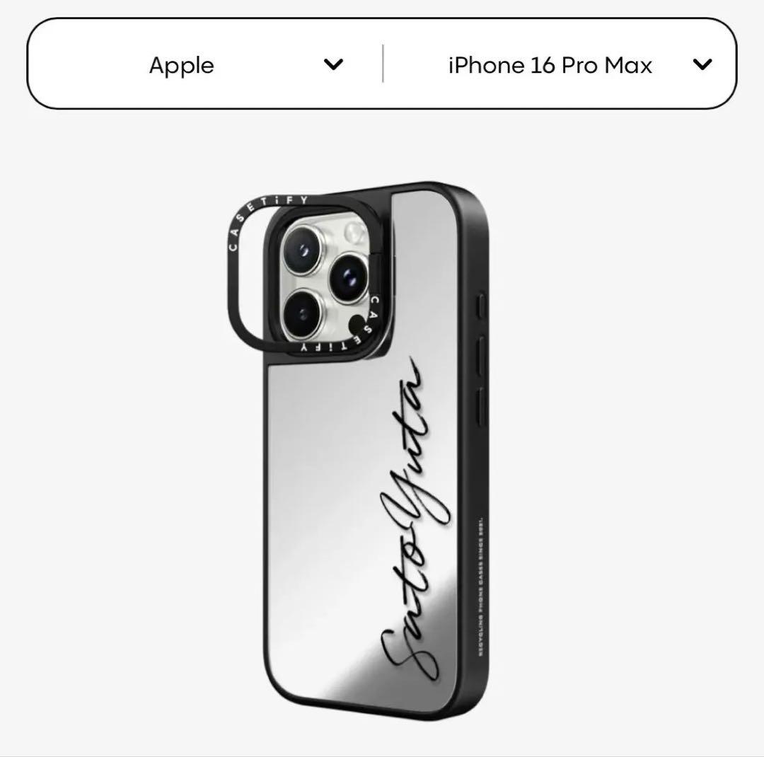 新品 CASETiFYケース iPhone16ProMax コムドットゆうた