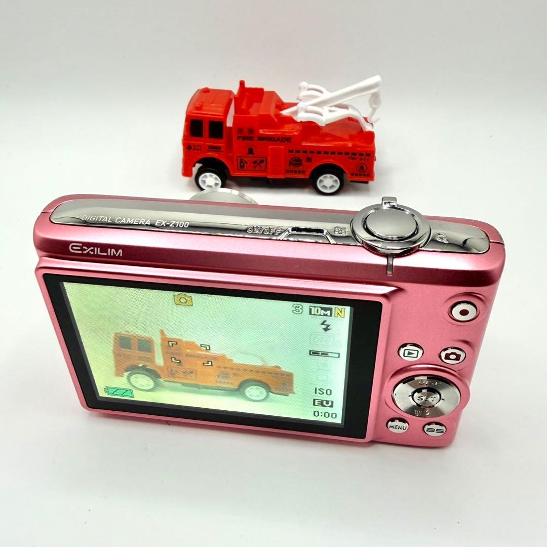 【箱付き】CASIO EXILIM EX-Z100 ピンク 動作品 訳あり