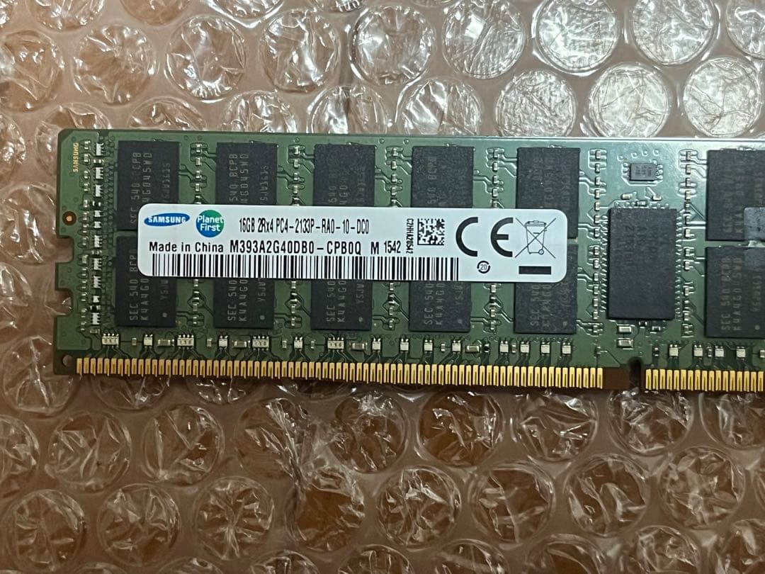 Samsung 16GB*2 DDR4 32GB 2133 サーバー用