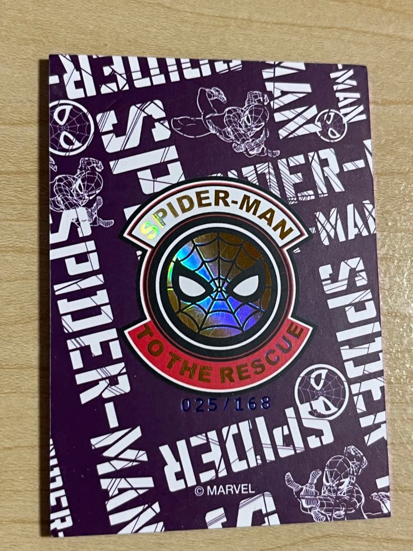 marvel マーベル スパイダーマン 60周年記念カード 枚数限定カード