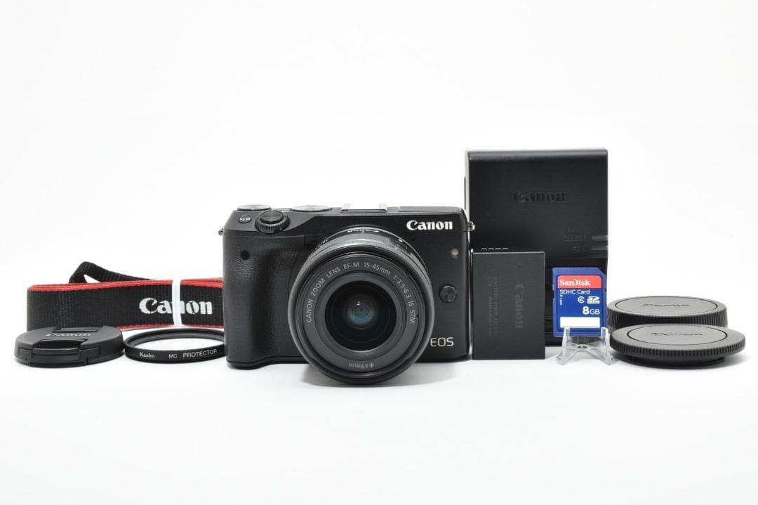美品 CANON EOS M3 EF-M 15-45mm IS STM レンズ