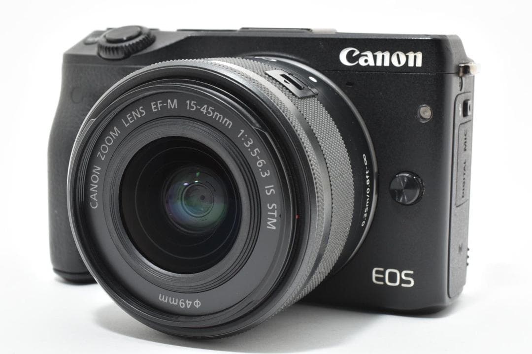 美品 CANON EOS M3 EF-M 15-45mm IS STM レンズ