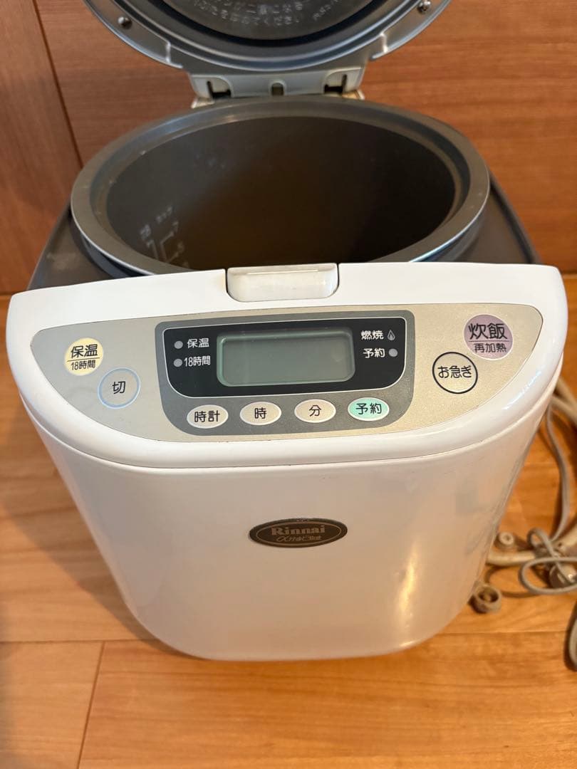 【動作OK】リンナイ ガス炊飯器 7合 2005年製 RR-07MKT2
