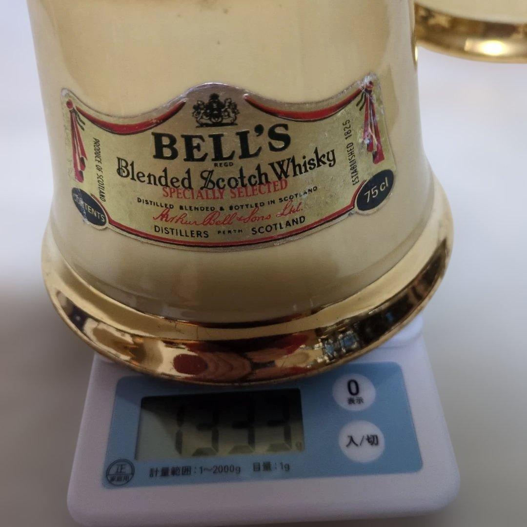 BELL'S ベルズ　陶器ボトル ベル型　750ml×3本セット　古酒　未開栓